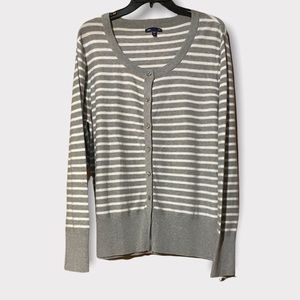 Gap Striped cardigan plus size